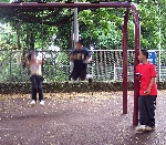 Rest break at Nu`uanu Valley Park